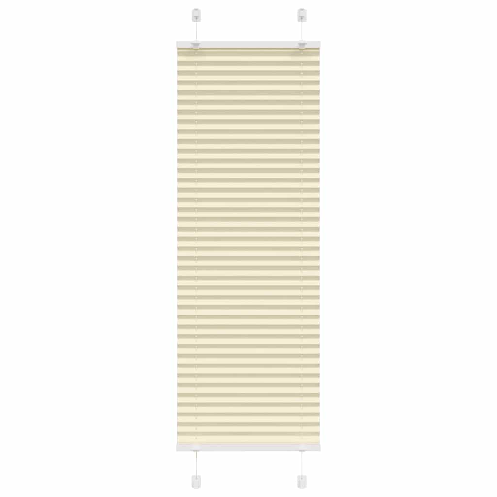 Plisirana roleta krem 50x100 cm širina tkanine 49,4 cm