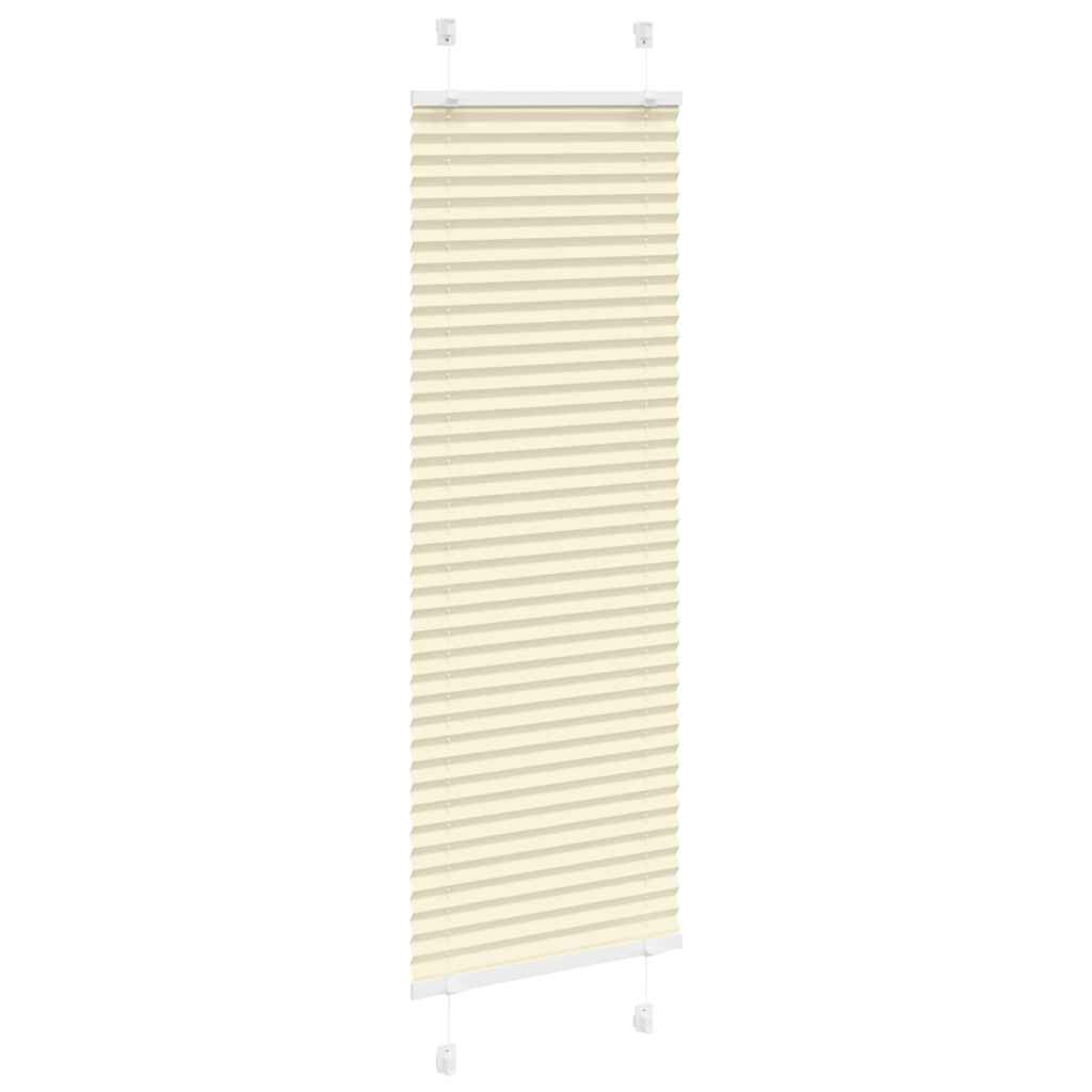 Plisirana roleta krem 50x100 cm širina tkanine 49,4 cm