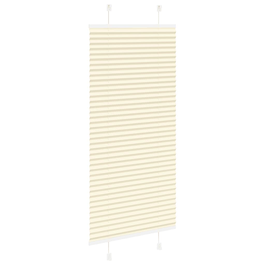 Plisirana roleta krem 65x100 cm širina tkanine 64,4 cm