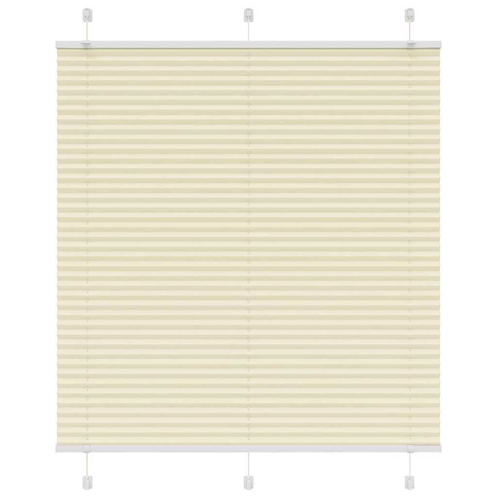 Plisirana roleta krem 120x100 cm širina tkanine 119,4 cm