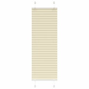 Plisirana roleta krem 50x150 cm širina tkanine 49,4 cm