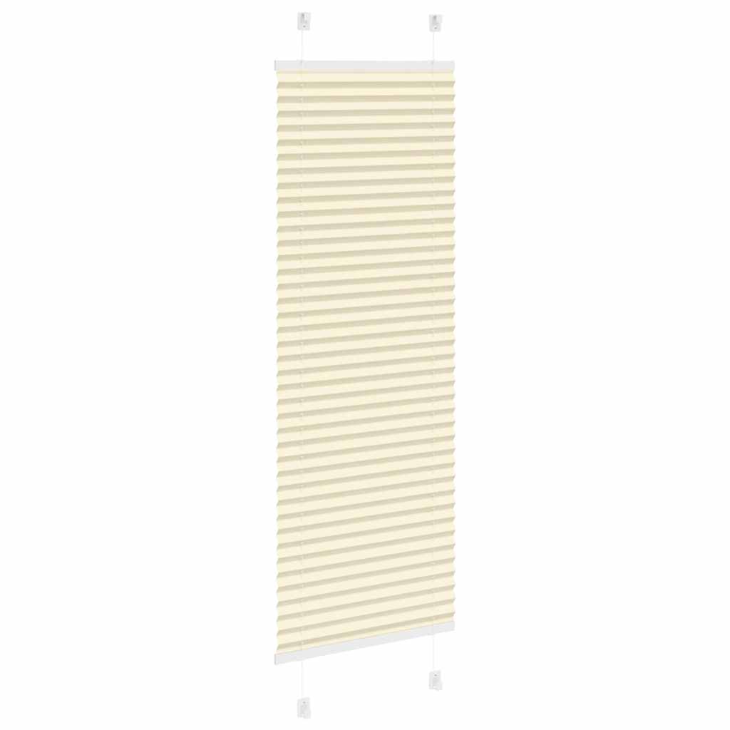 Plisirana roleta krem 50x150 cm širina tkanine 49,4 cm