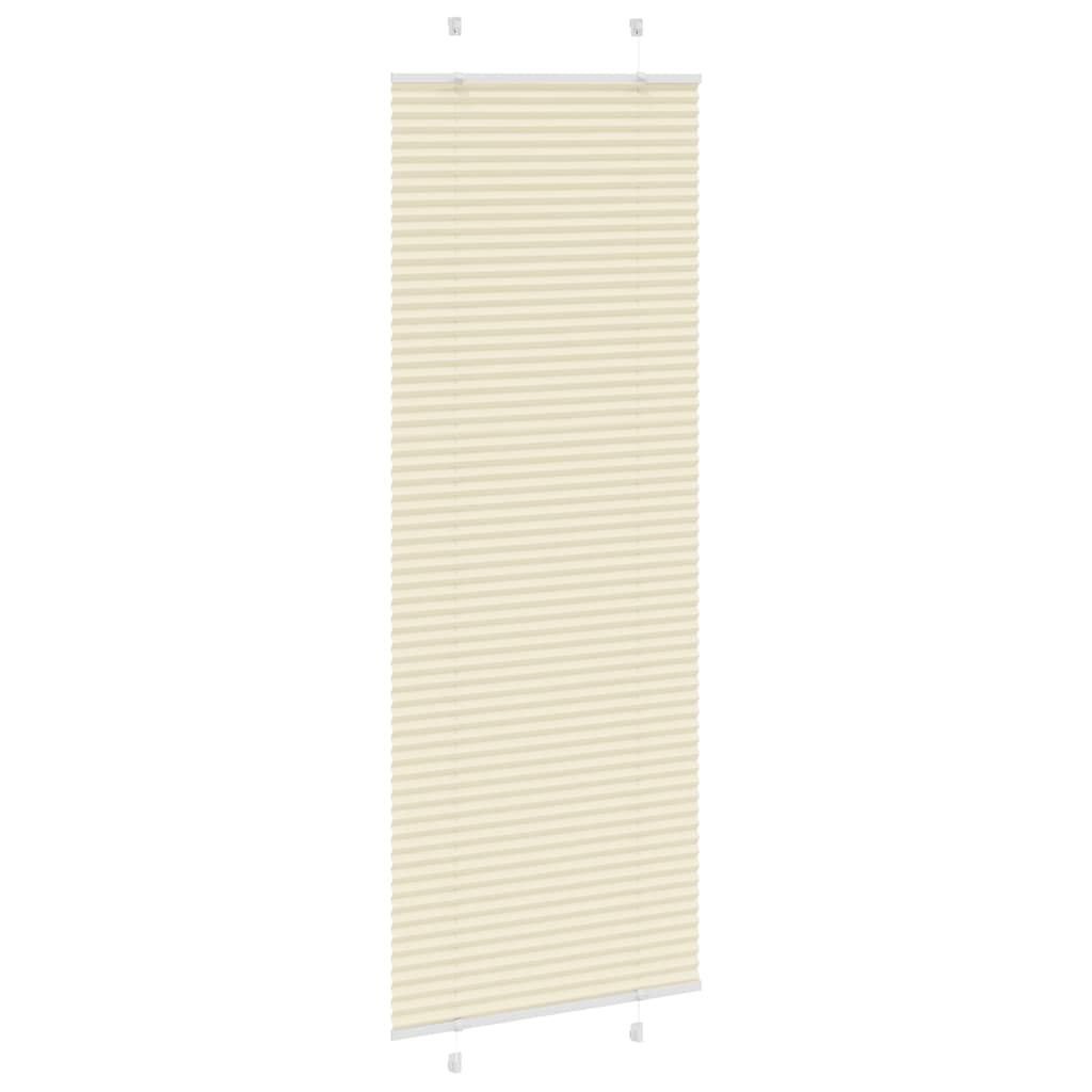Plisirana roleta krem 80x200 cm širina tkanine 79,4 cm