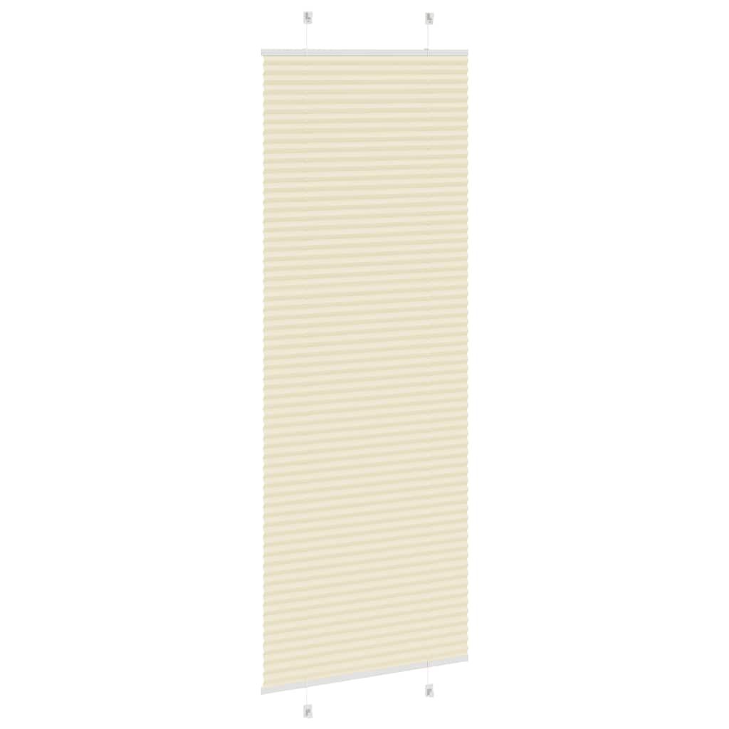 Plisirana roleta krem 80x200 cm širina tkanine 79,4 cm