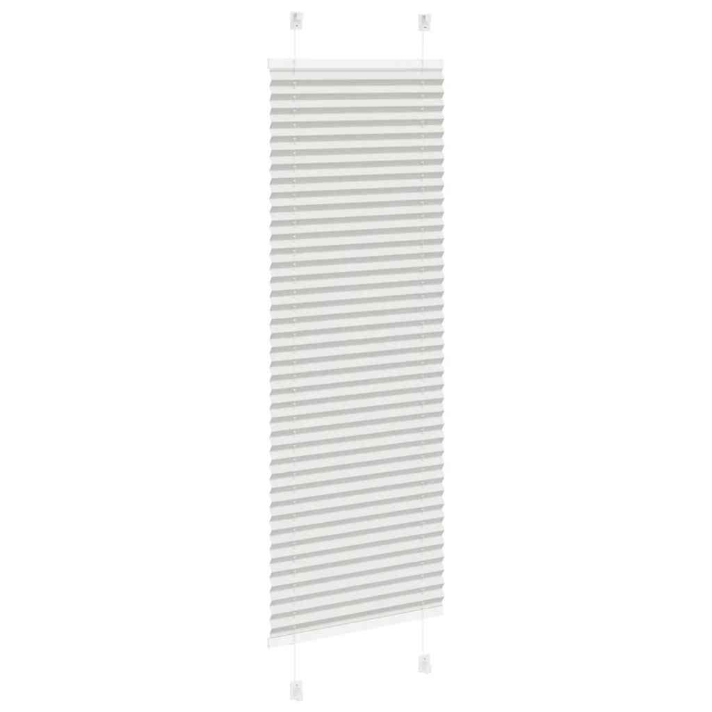 Plisirana roleta svijetlosiva 40x100 cm širina tkanine