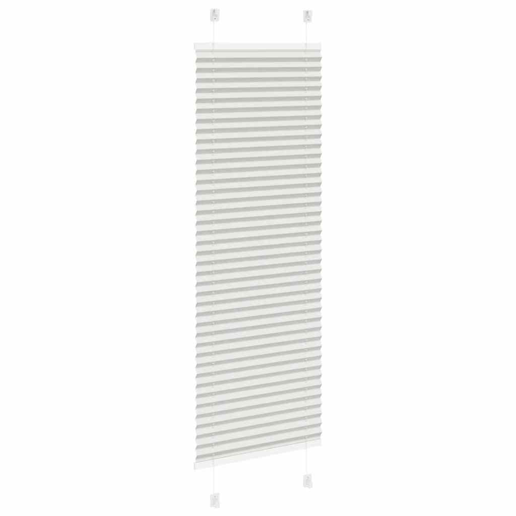 Plisirana roleta svijetlosiva 50x100 cm širina tkanine 49,4 cm