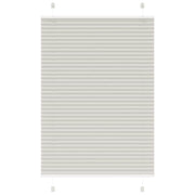 Plisirana roleta svijetlosiva 100x100 cm širina tkanine 99,4 cm