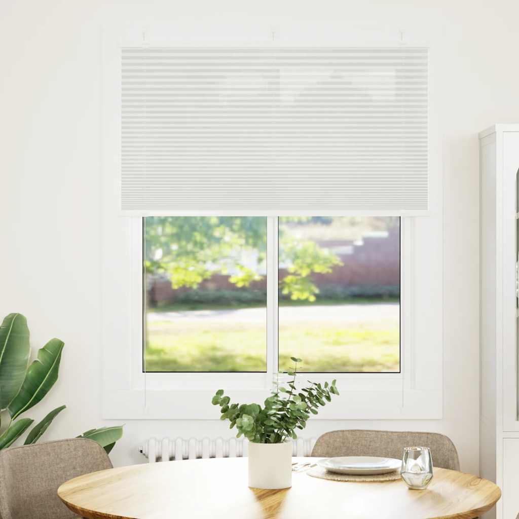 Plisirana roleta svijetlosiva 105x100 cm širina tkanine 104,4cm