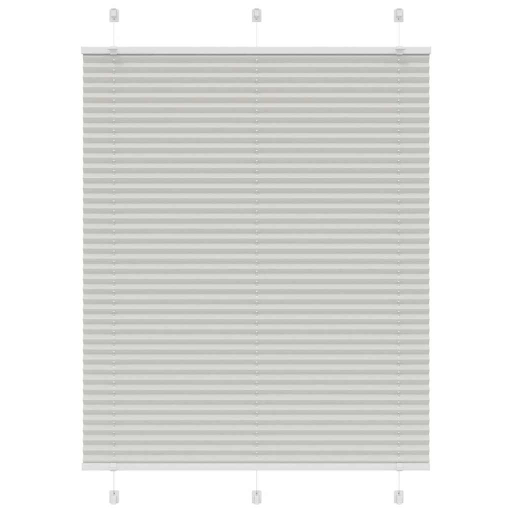 Plisirana roleta svijetlosiva 110x100 cm širina tkanine 109,4cm