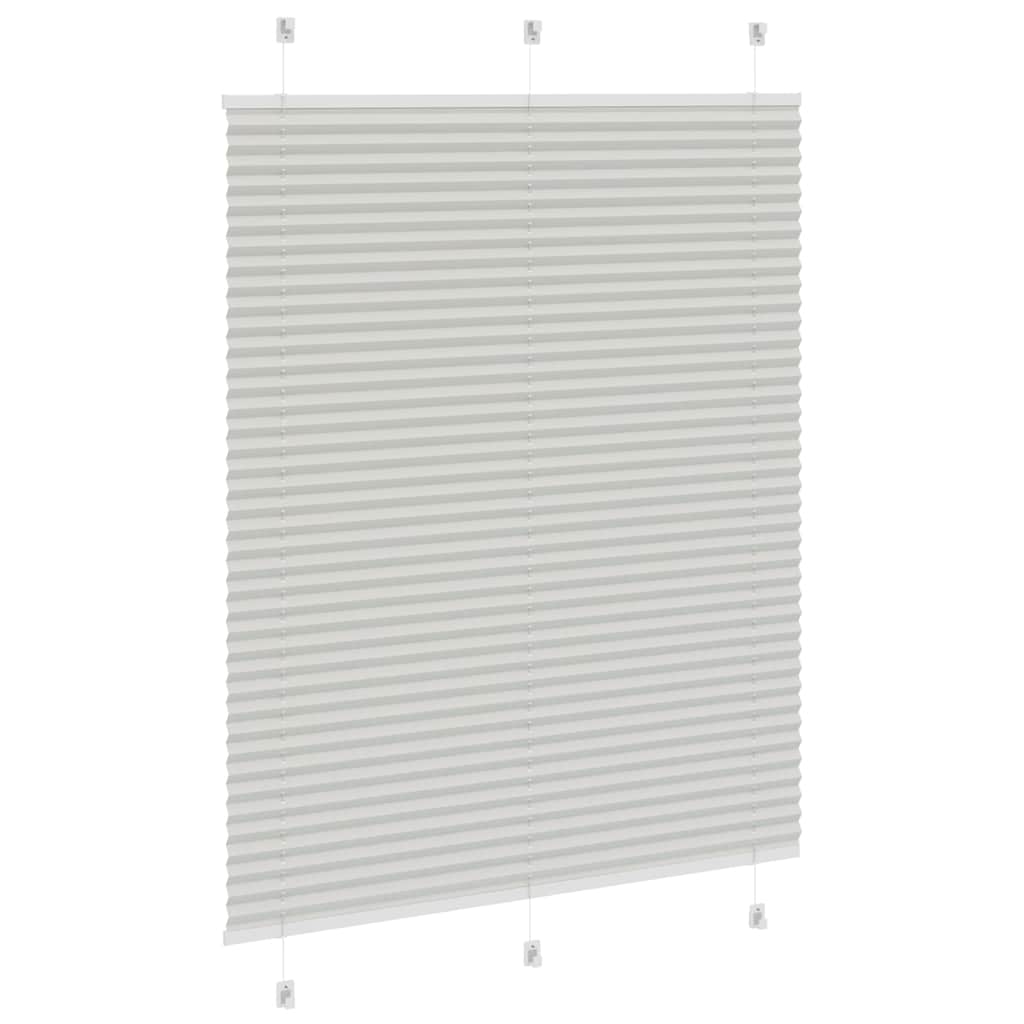Plisirana roleta svijetlosiva 110x100 cm širina tkanine 109,4cm