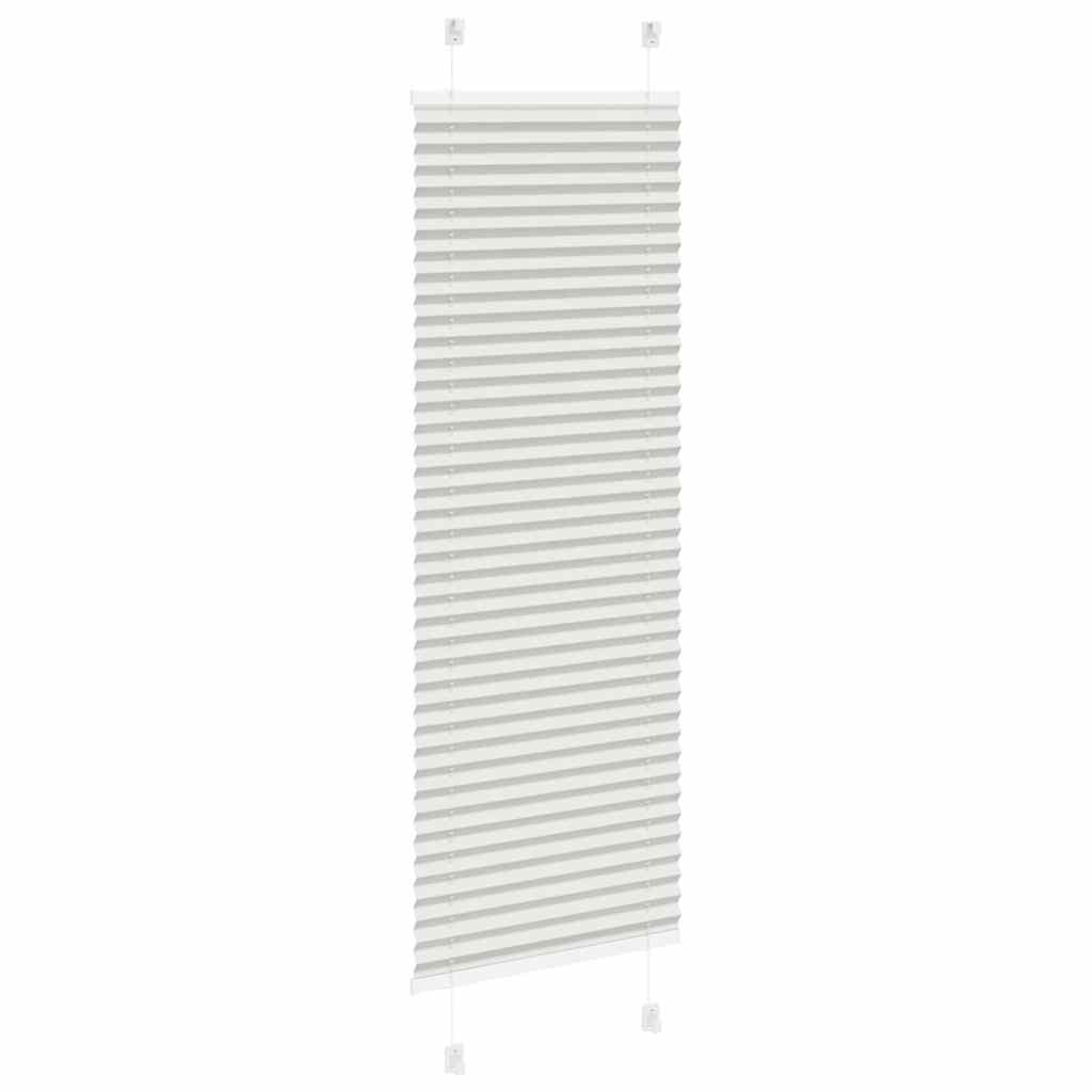 Plisirana roleta svijetlosiva 40x150 cm širina tkanine 39,4 cm