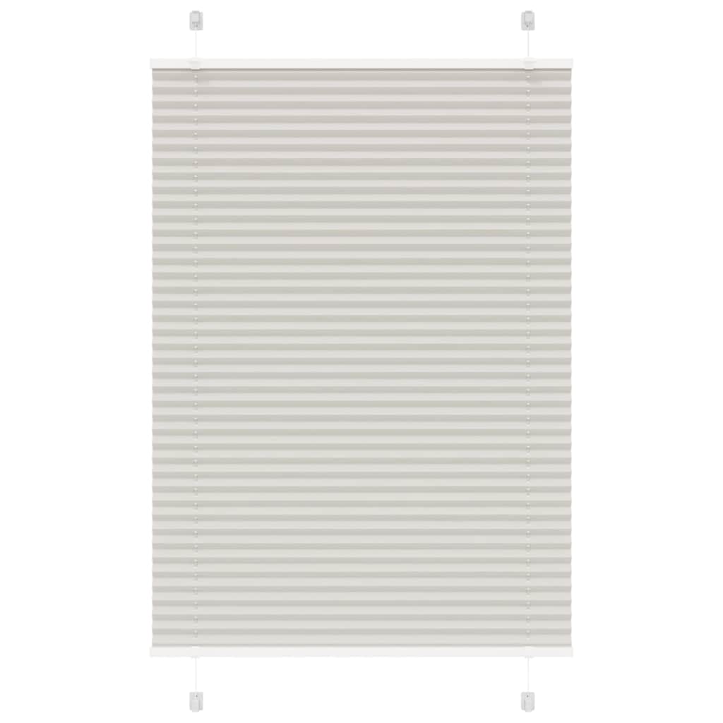 Plisirana roleta svijetlosiva 100x150 cm širina tkanine 99,4 cm