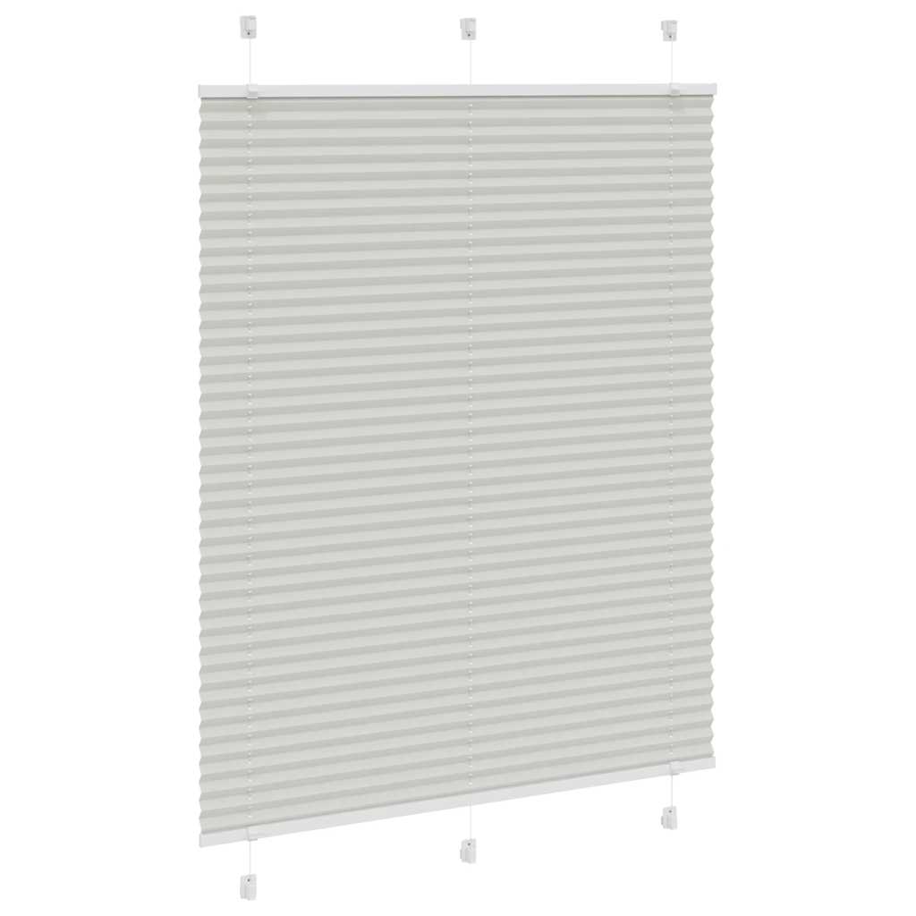 Plisirana roleta svijetlosiva 110x150 cm širina tkanine 109,4cm