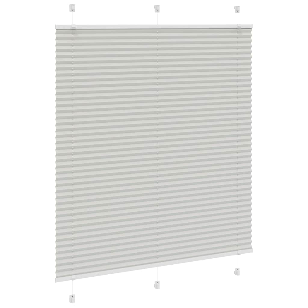 Plisirana roleta svijetlosiva 120x150 cm širina tkanine
