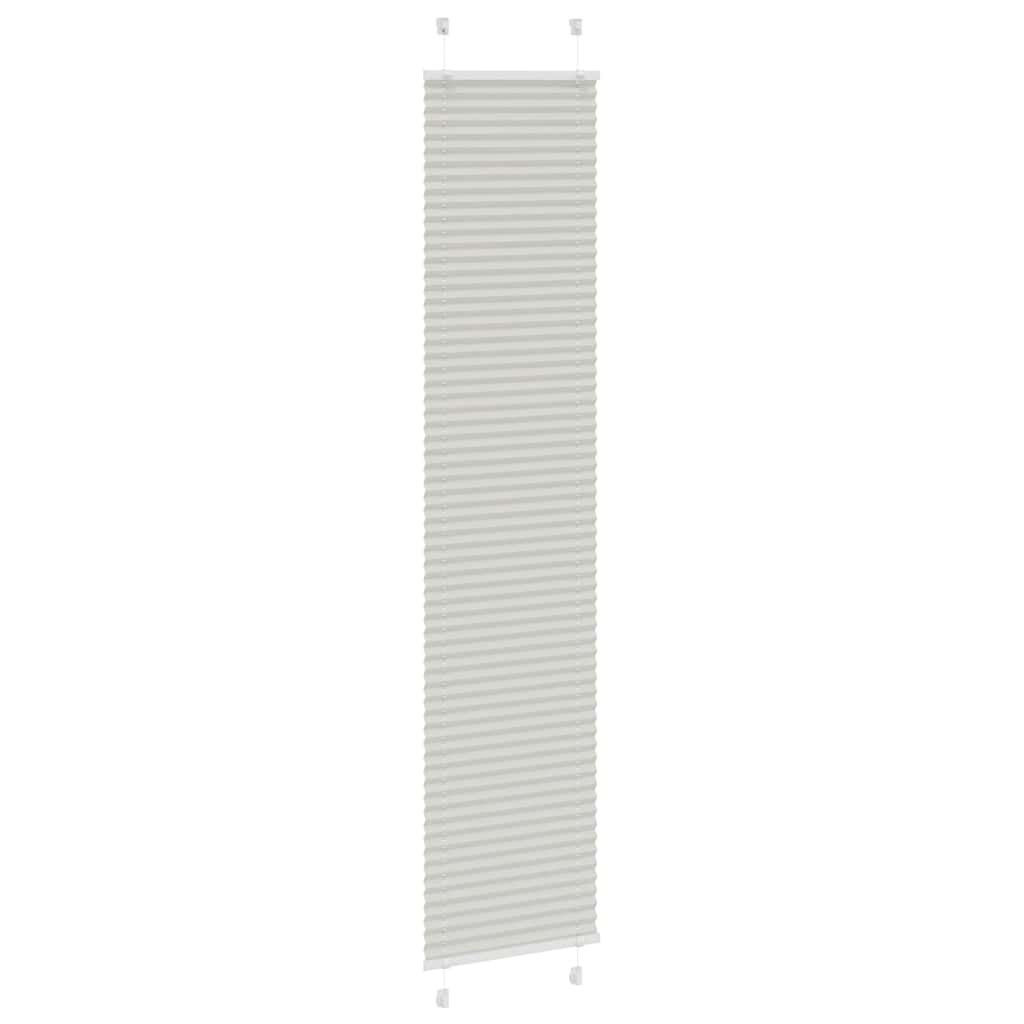 Plisirana roleta svijetlosiva 40x200 cm širina tkanine