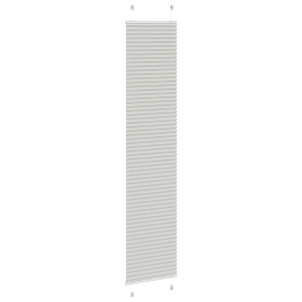 Plisirana roleta svijetlosiva 40x200 cm širina tkanine