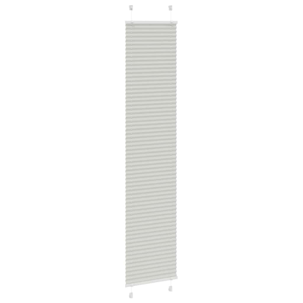 Plisirana roleta svijetlosiva 50x200 cm širina tkanine 49,4 cm