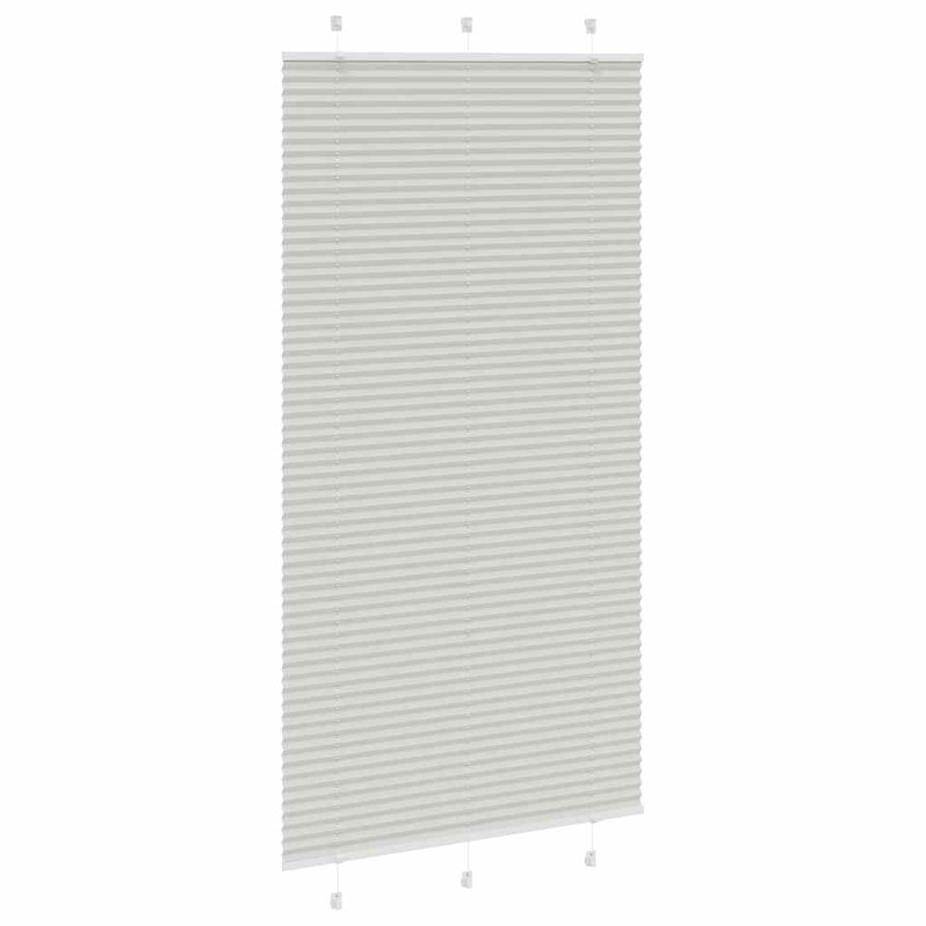 Plisirana roleta svijetlosiva 105x200 cm širina tkanine 104,4cm