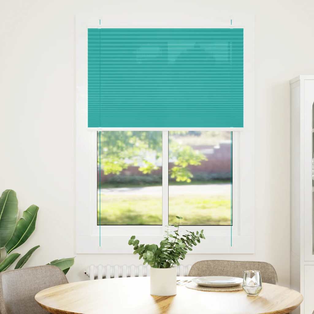 Plisirana roleta Petrol zelena 90x150 cm Širina tkanine 89,4 cm