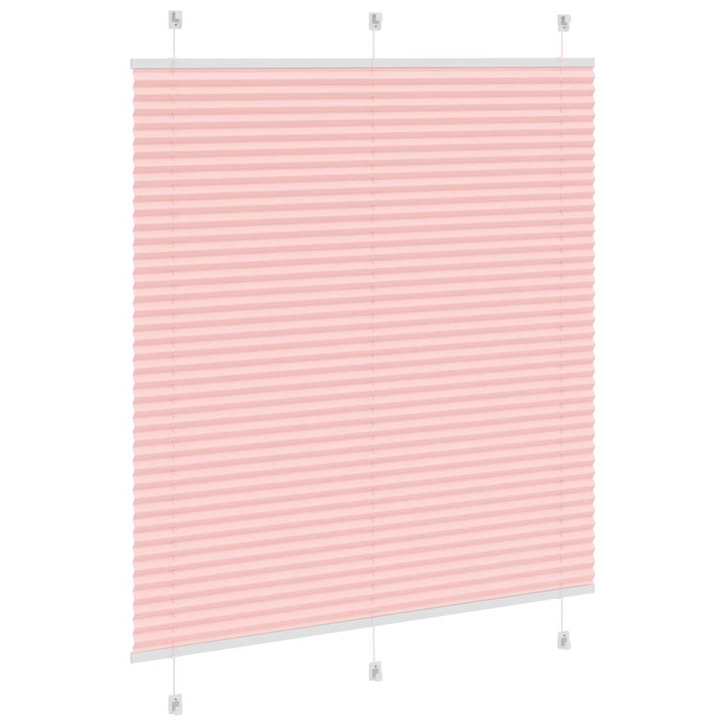 Plisirana roleta ružičasta 120x150 cm širina tkanine 119,4 cm