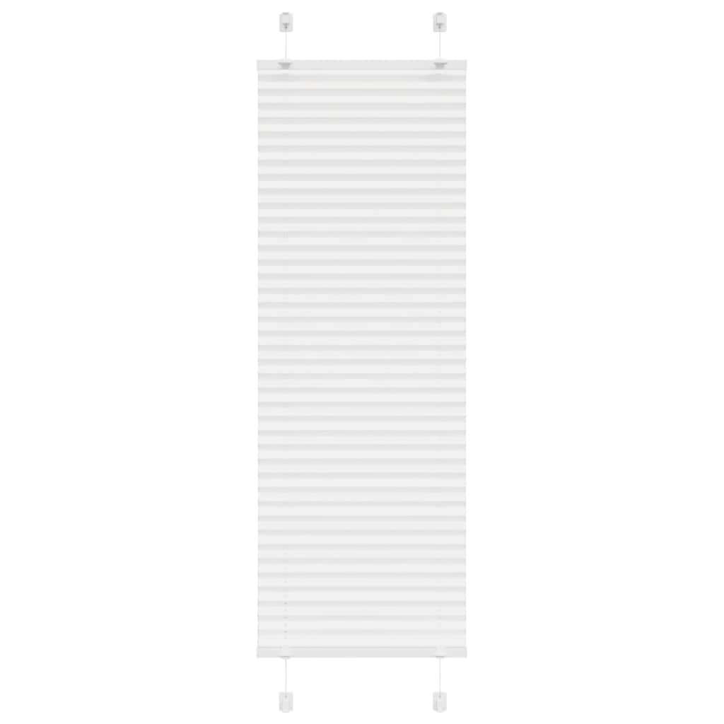 Plisirana roleta bijela 40x100 cm širina tkanine 39,4 cm