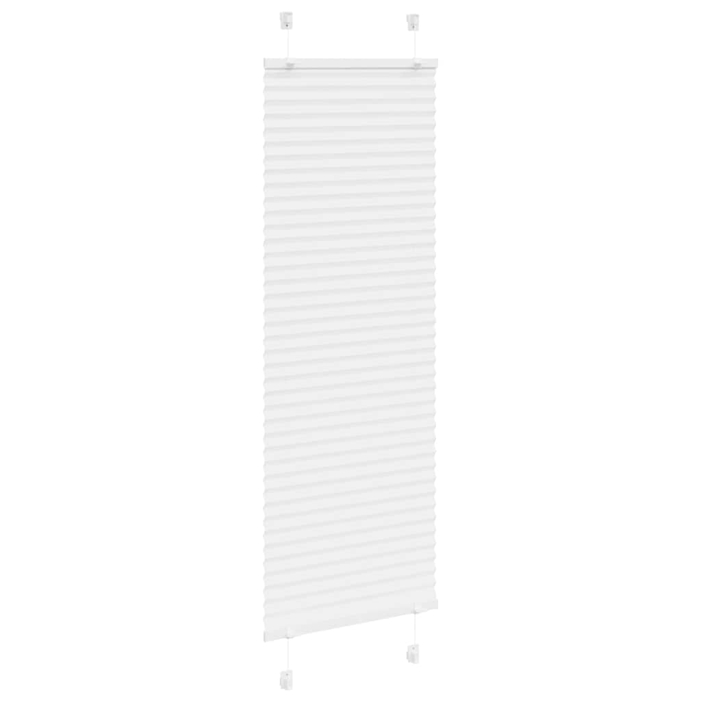 Plisirana roleta bijela 40x100 cm širina tkanine 39,4 cm