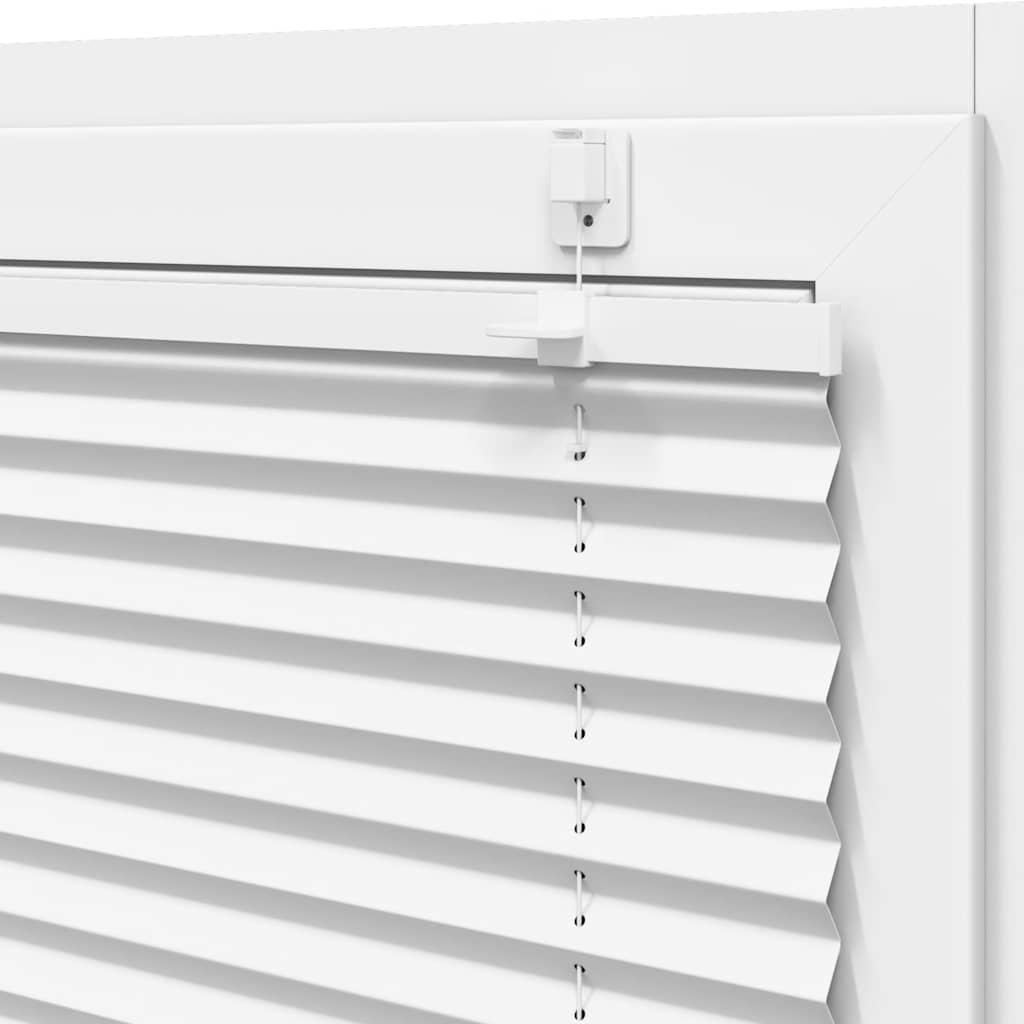 Plisirana roleta bijela 40x100 cm širina tkanine 39,4 cm
