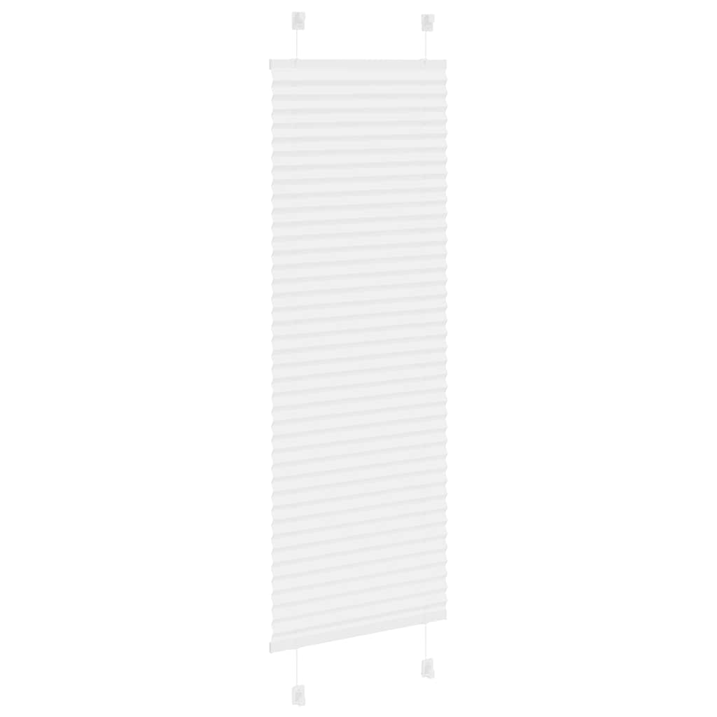 Plisirana roleta bijela 50x150 cm širina tkanine 49,4 cm