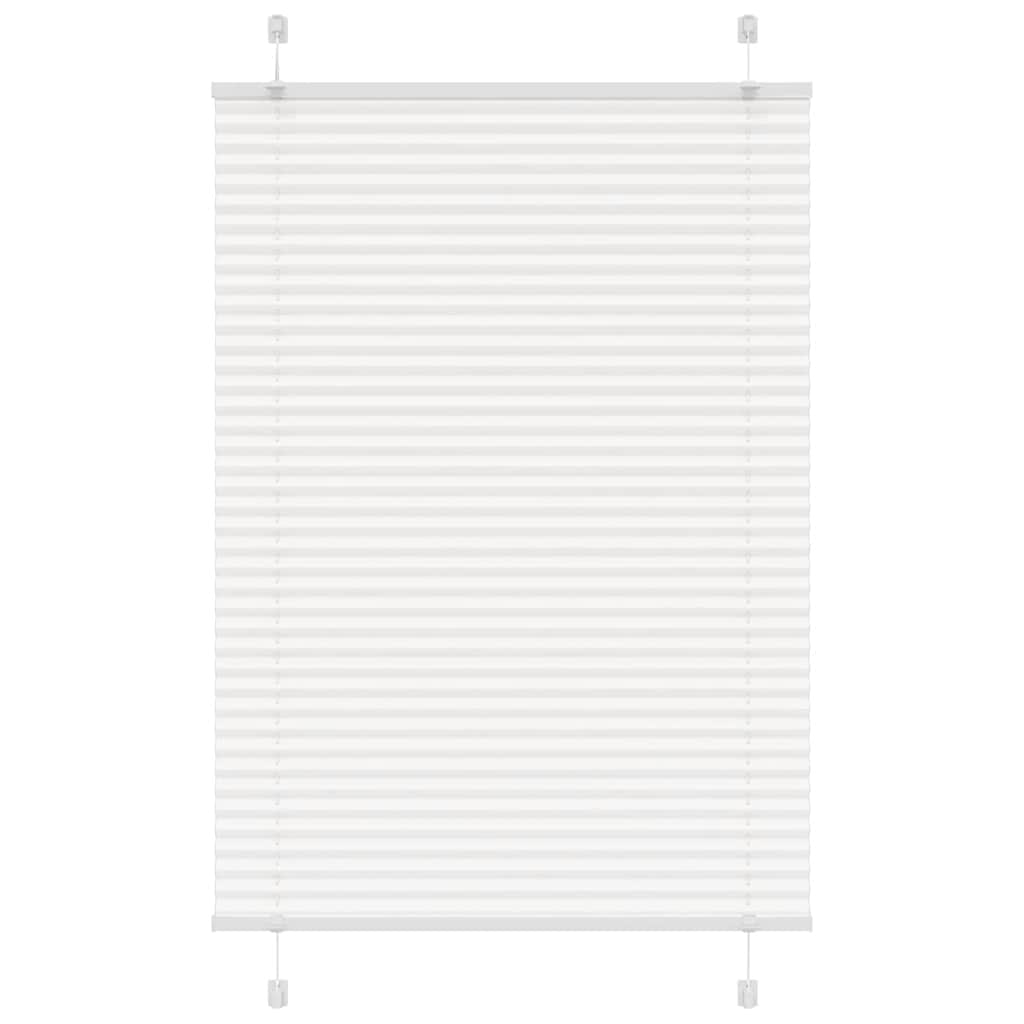 Plisirana roleta bijela 100x150 cm širina tkanine 99,4 cm