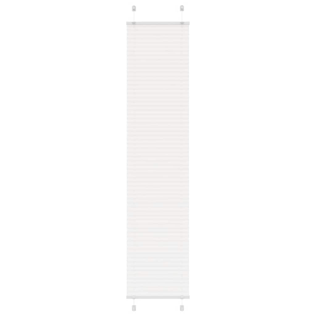 Plisirana roleta bijela 50x200 cm širina tkanine 49,4 cm