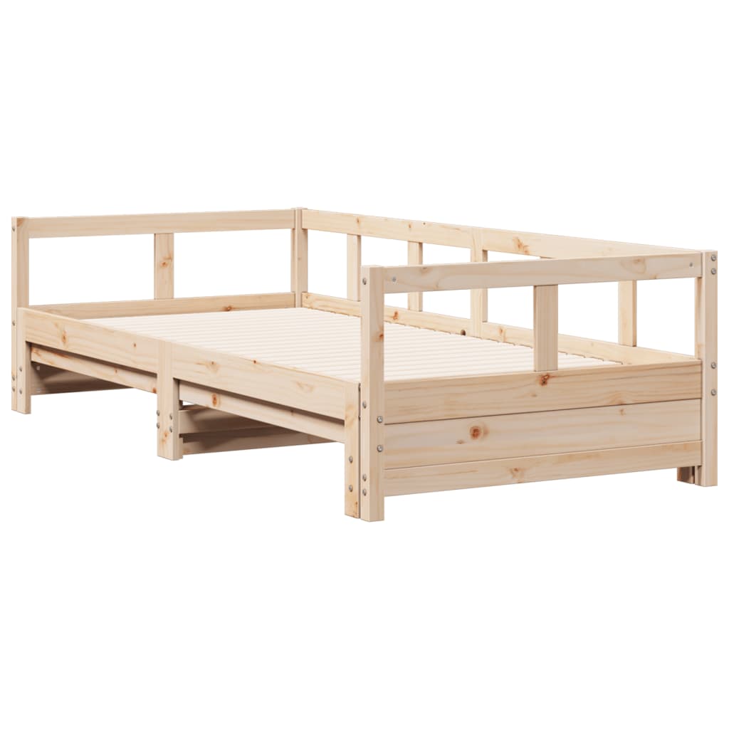 Dnevni krevet bez madraca 90 x 190 cm od masivne borovine