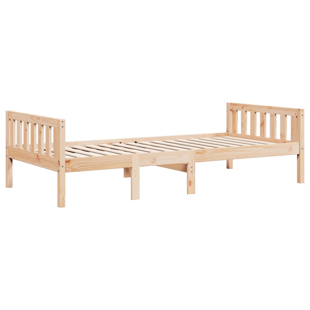 Dječji krevet bez madraca 90 x 200 cm od masivne borovine