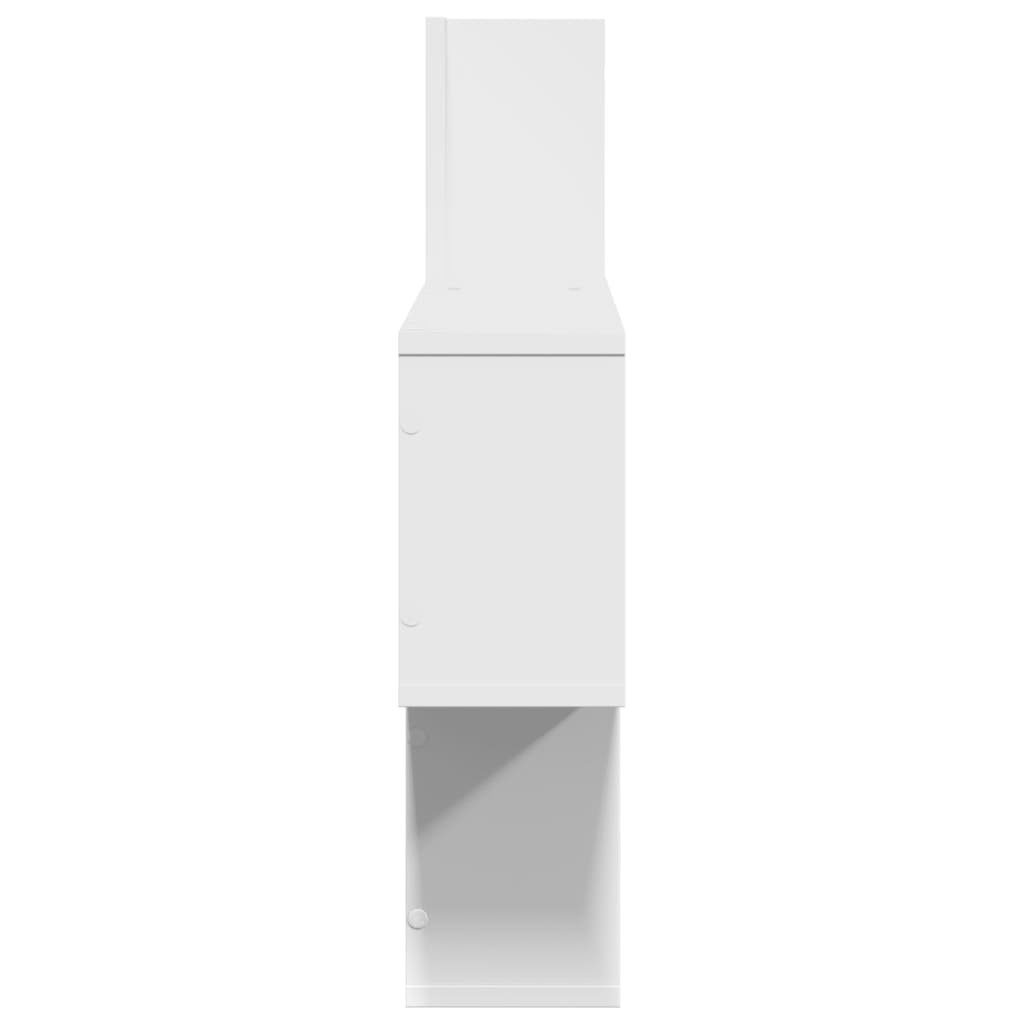 Zidna polica bijela 100x15x70 cm od konstruiranog drva