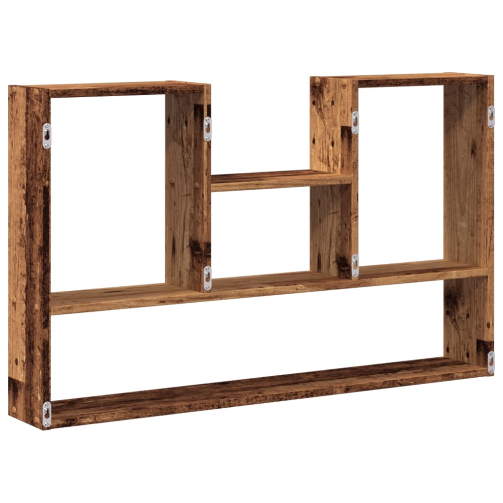 Zidna polica boja staro drvo 99x15x60 cm konstruirano drvo