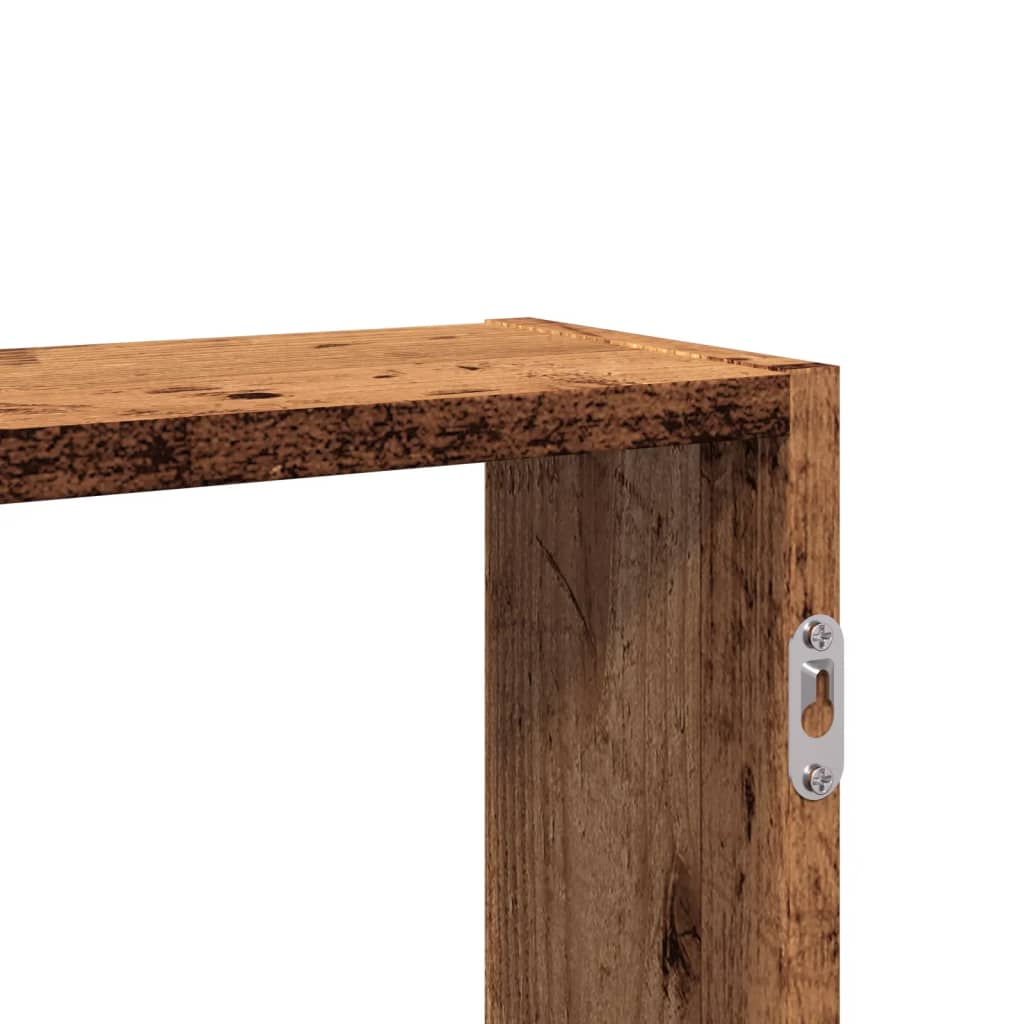 Zidna polica boja staro drvo 99x15x60 cm konstruirano drvo