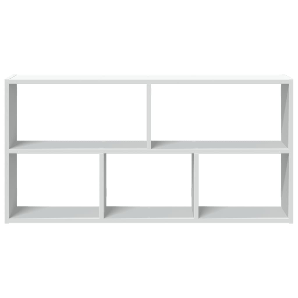 Zidna polica bijela 100x25x50 cm od konstruiranog drva