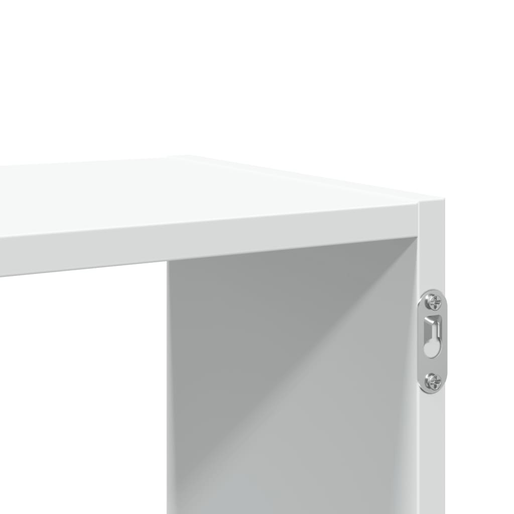 Zidna polica bijela 100x25x50 cm od konstruiranog drva