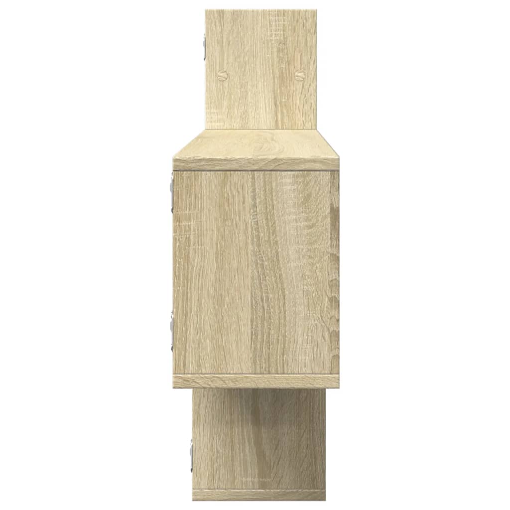 Zidna polica boja hrasta sonome 167,5x18x68cm konstruirano drva