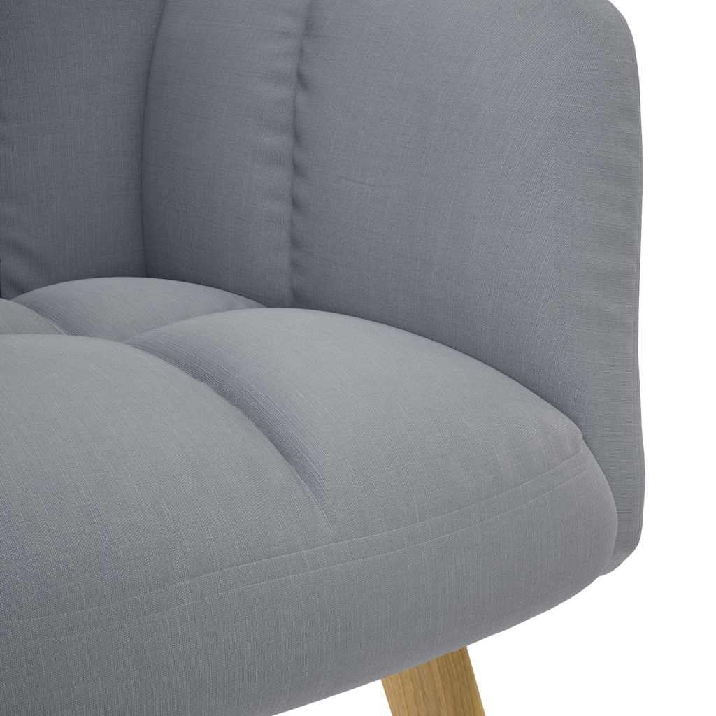 Stolica za opuštanje od tkanine svjetlosiva