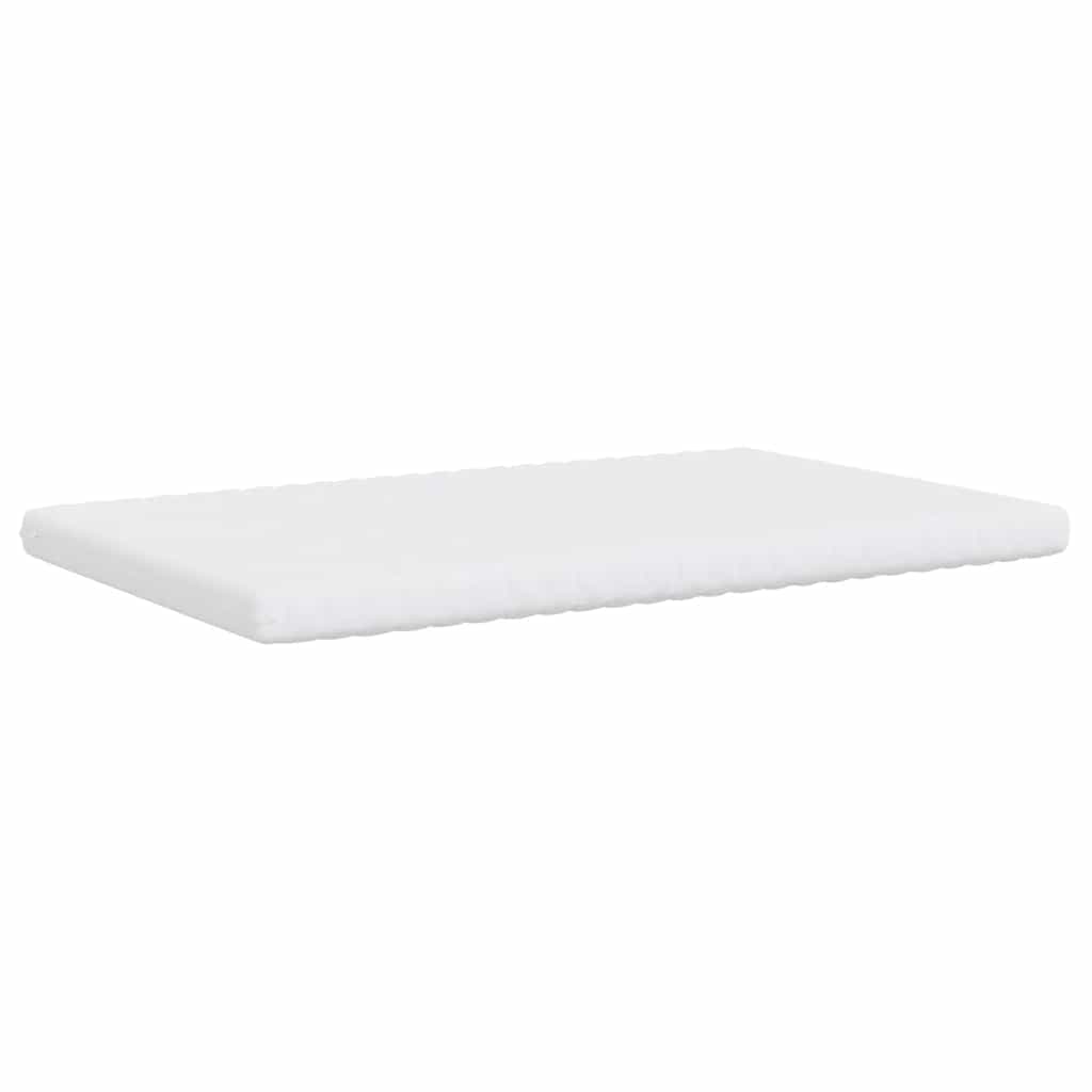 Madrac od pjene bijeli 120 x 210 cm 7 zona tvrdoća 20 ILD