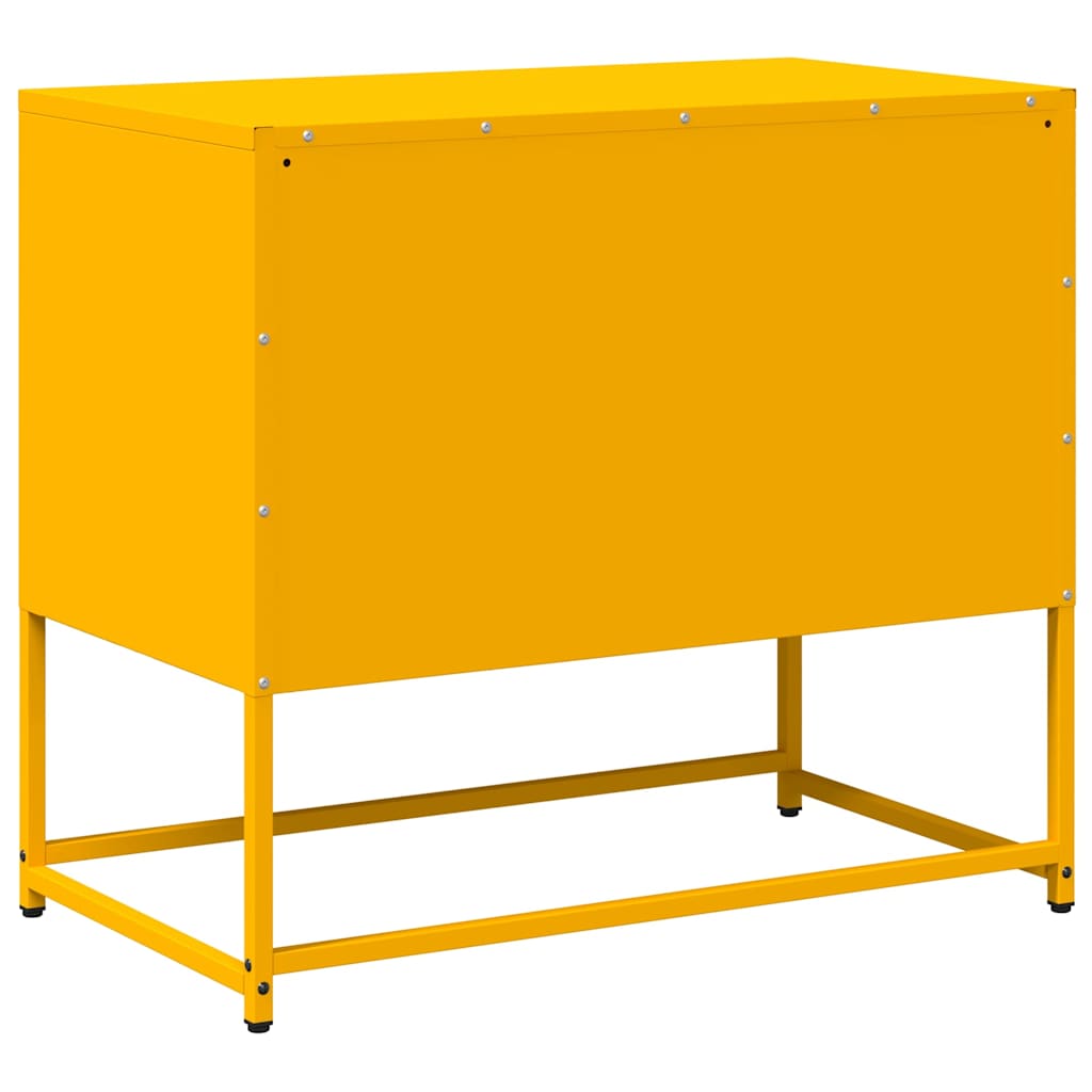 TV ormarić boja senfa 68x39x60,5 cm čelični