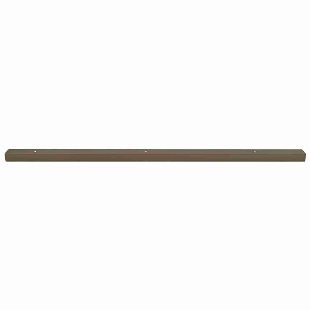 Profili za rubove stepenica 30 pcs Smeđa 67 x 3.5 x 3 cm