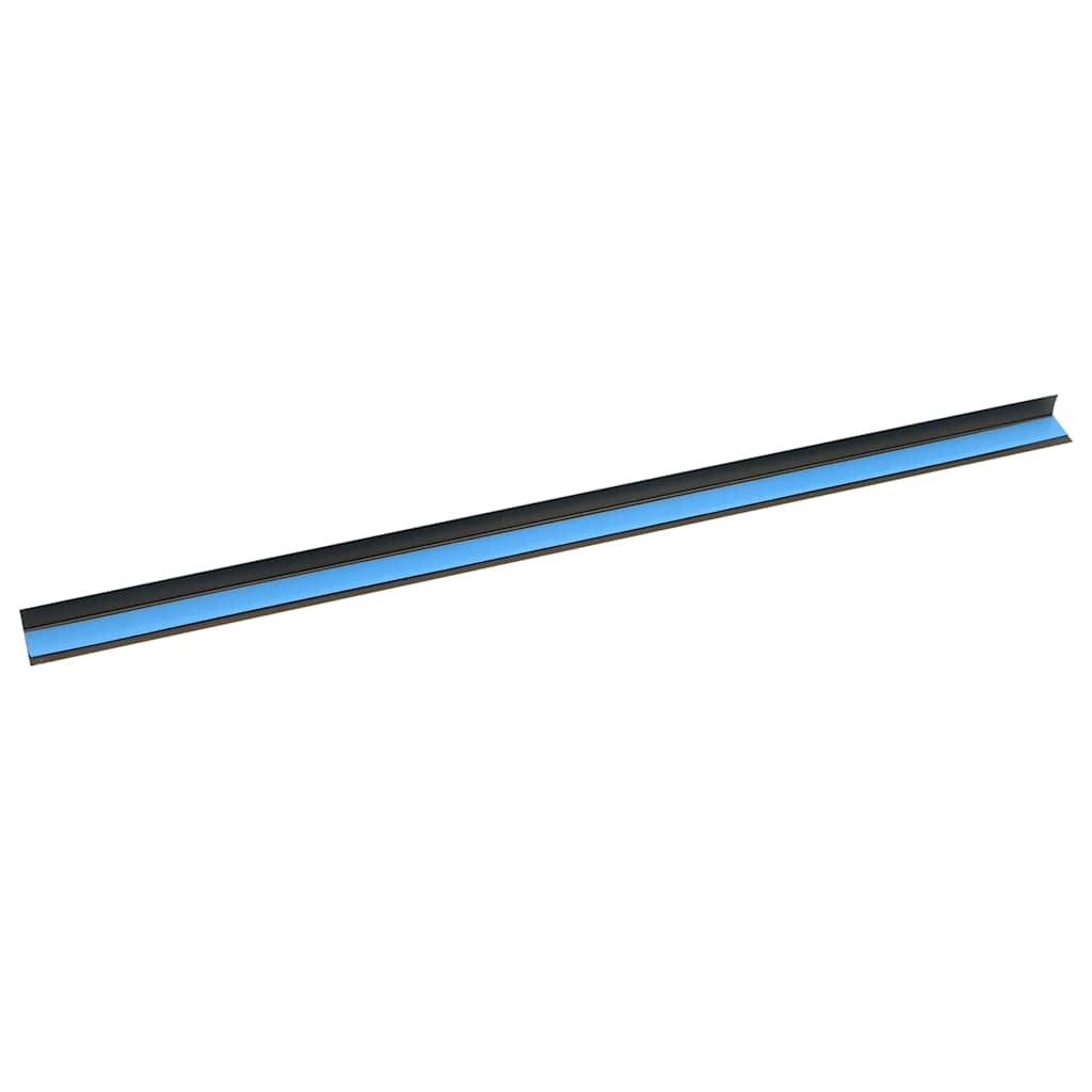 Profili za rubove stepenica 10 pcs Smeđa 67 x 3 x 2 cm Aluminij