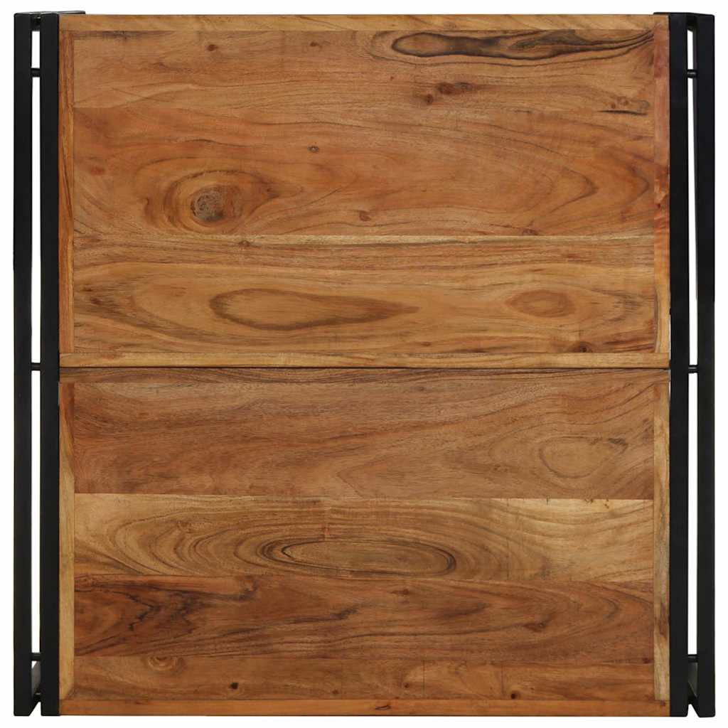 Stolić za kavu 80x80x35 cm od masivnog bagremovog drva