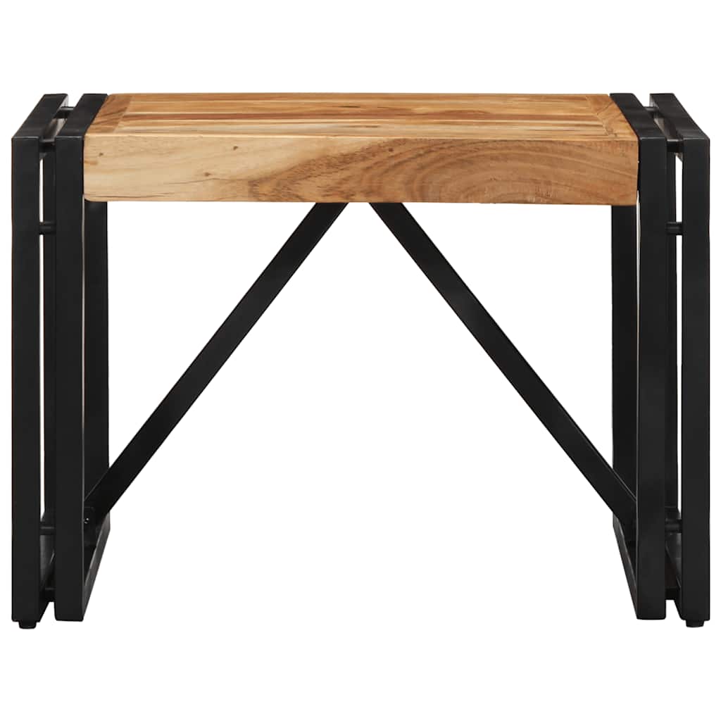Stolić za kavu 50x50x35 cm od masivnog bagremovog drva