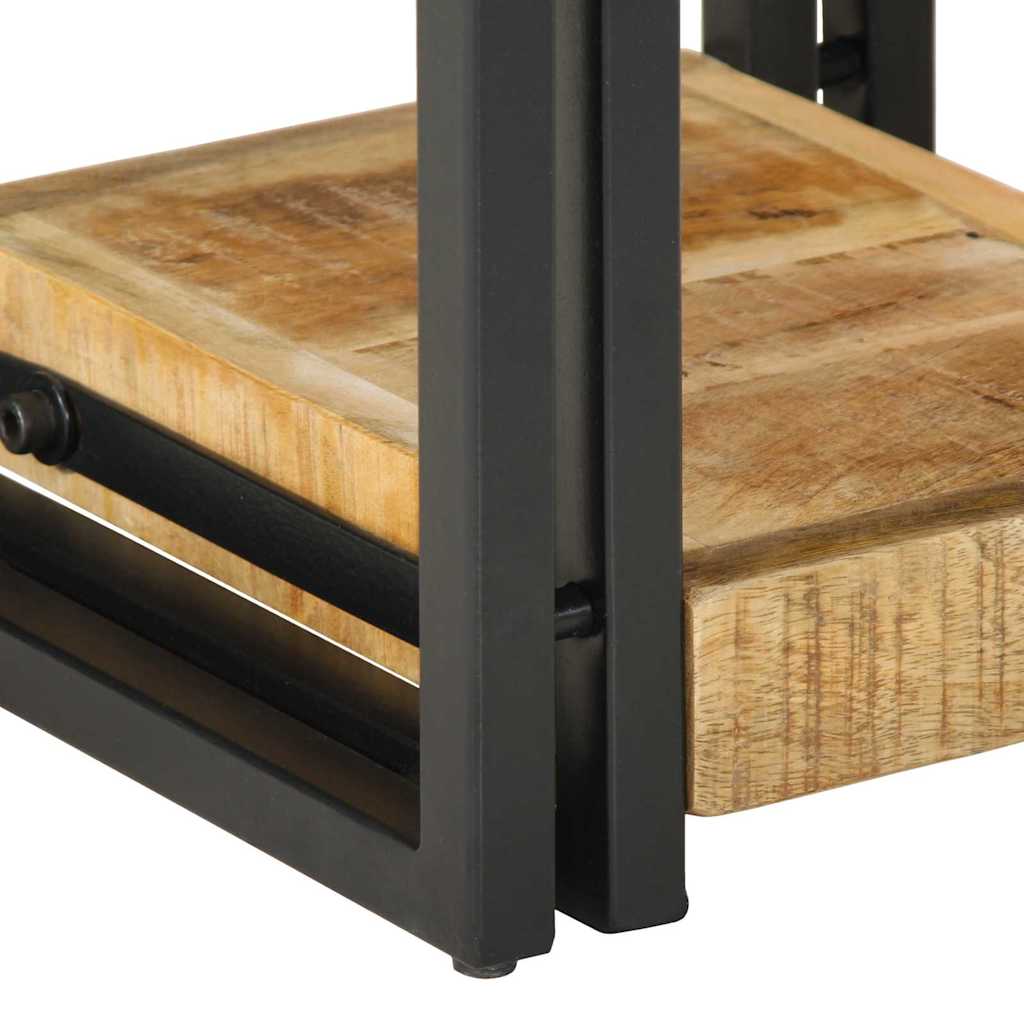 Noćni ormar 2 pcs Smeđa 30 x 30 x 40 cm Čvrsto drvo manga