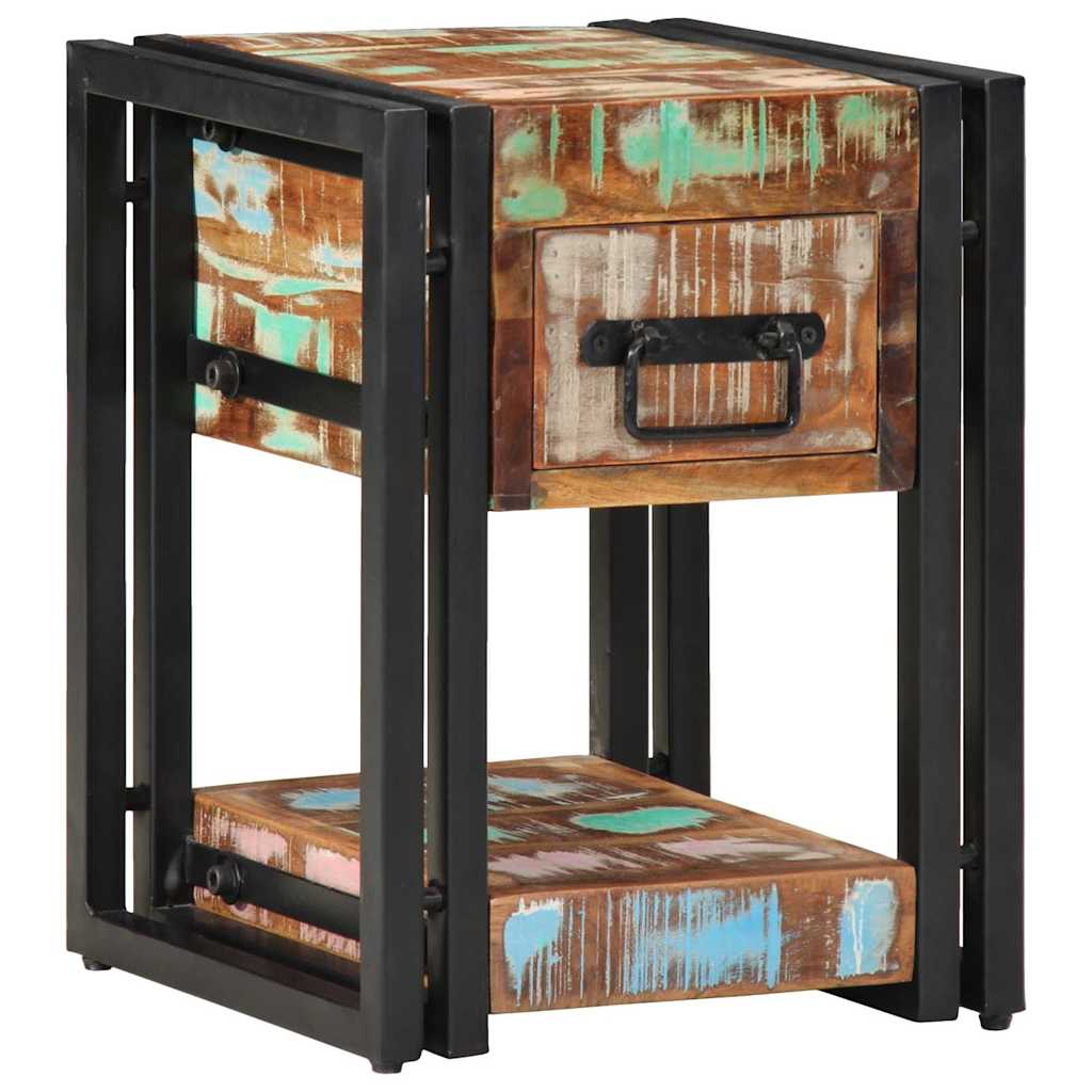 Noćni ormar 2 pcs 30 x 30 x 40 cm Čvrsto drvo iz reciklaže
