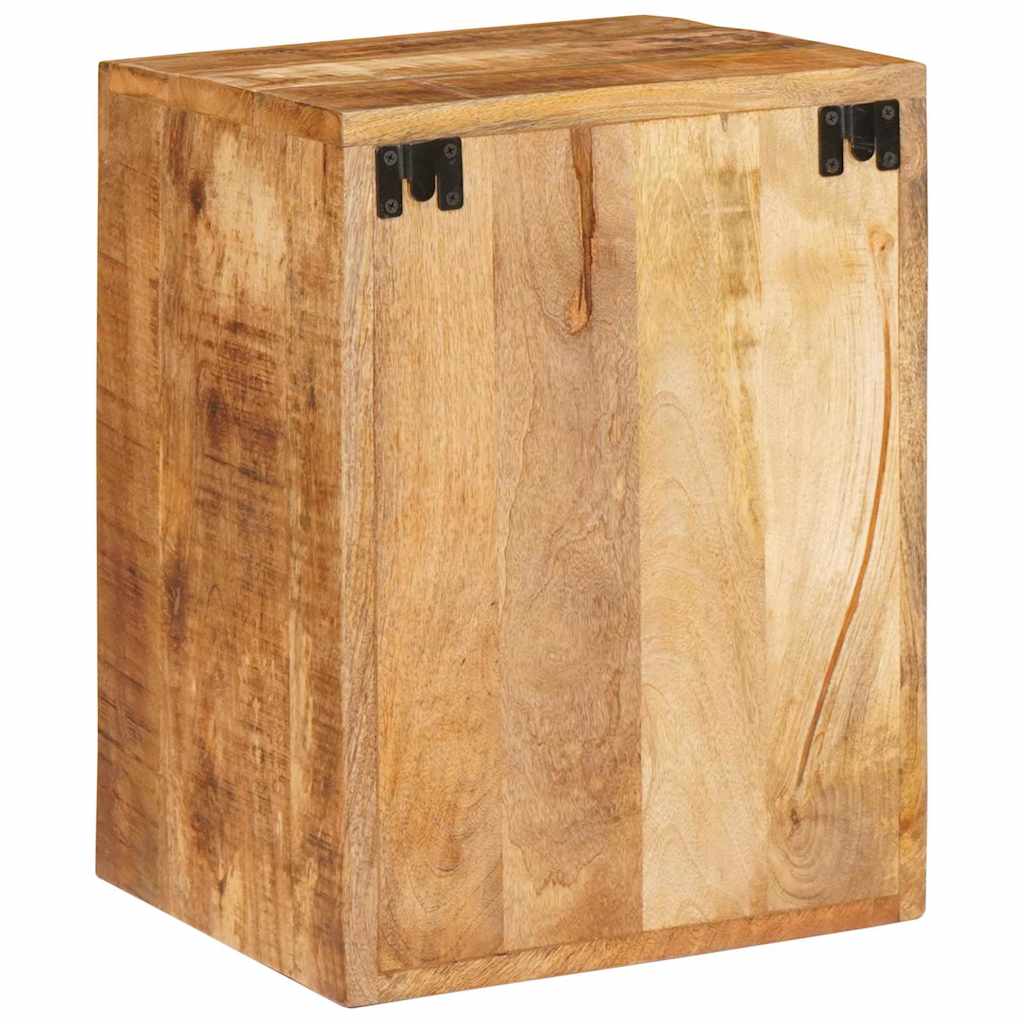 Noćni ormarić 2 pcs Smeđa 35 x 33 x 48 cm Čvrsto drvo manga