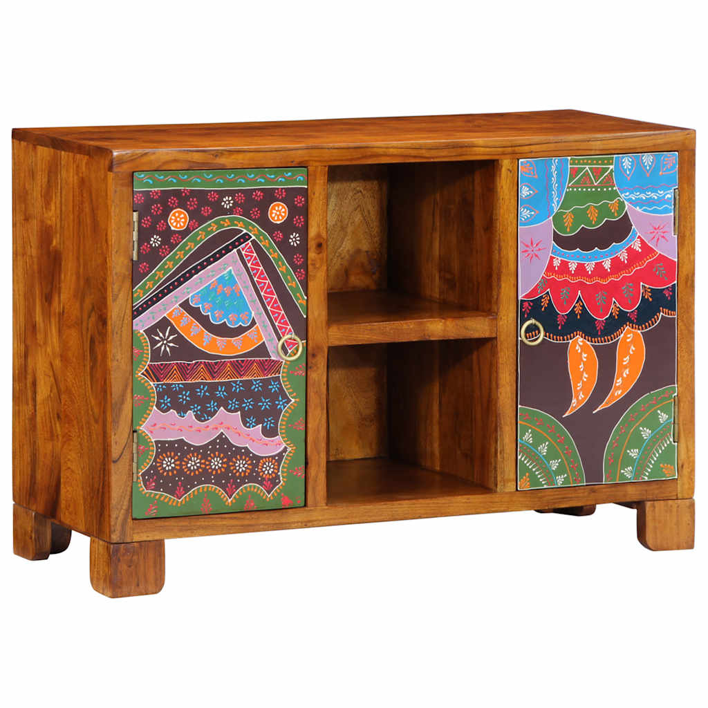 Komoda Višebojna 90x35x60 puno drvo bagrem