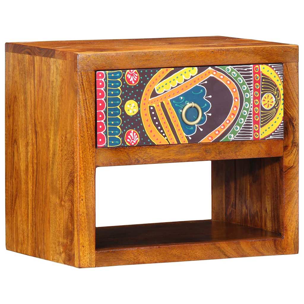 Noćni ormar 2 pcs Smeđa 40 x 35 x 35 cm Čvrsto drvo akacije